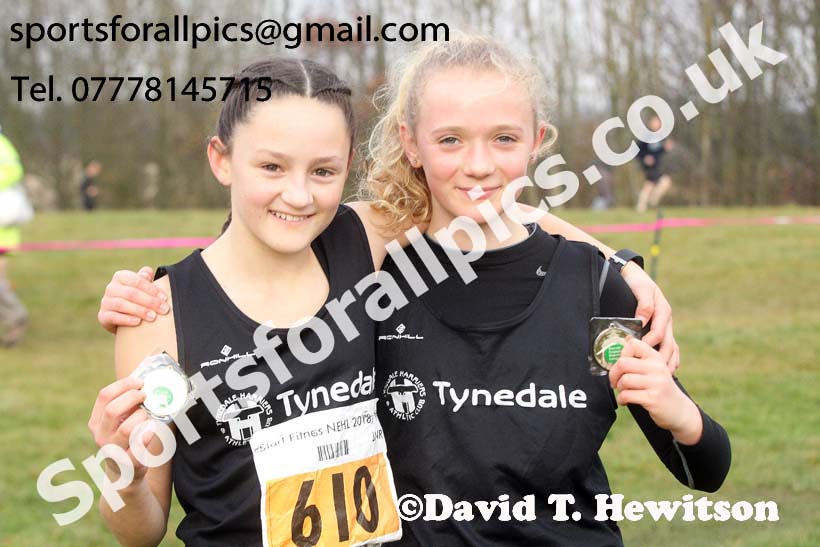 Girls under-13s Start Fitness NEHL, Aykley Heads, Durham. Photo:  David T. Hewitson/Sports for All Pics